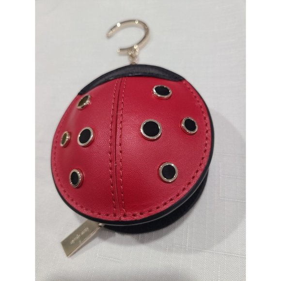 kate spade coin case pouch ladybug- Broken Clasp Keyring See Photos - Picture 13 of 15
